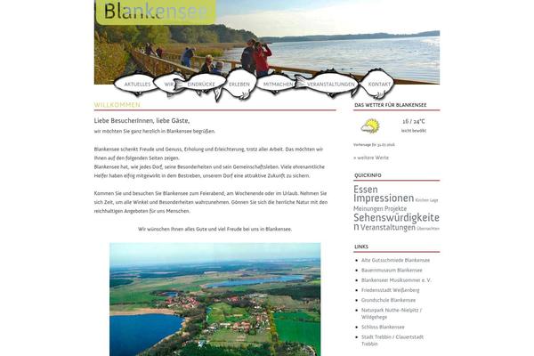 Coraline theme site design template sample