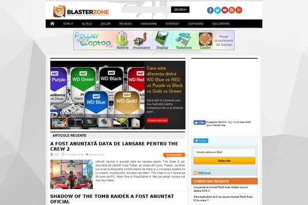 Site using AccessPress Social Counter plugin