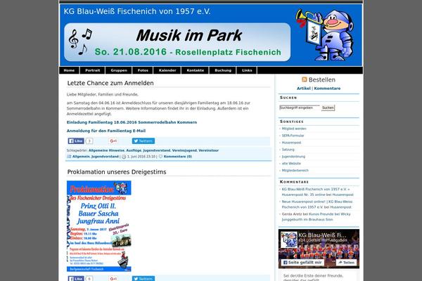 magicblue theme site design template sample
