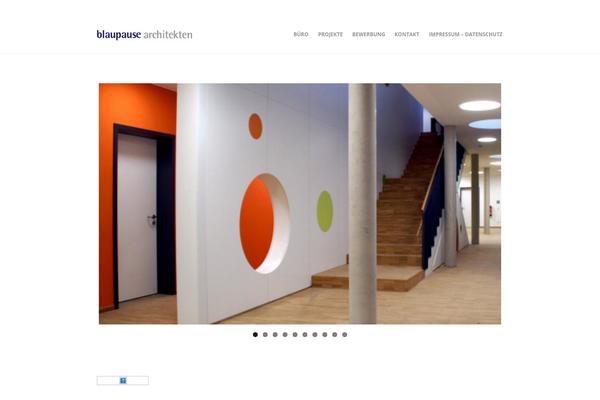 BUILDER theme site design template sample