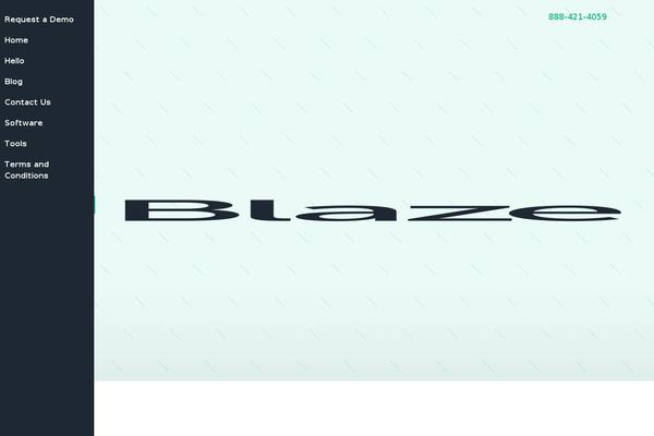 blazecontent.com site used Blaze