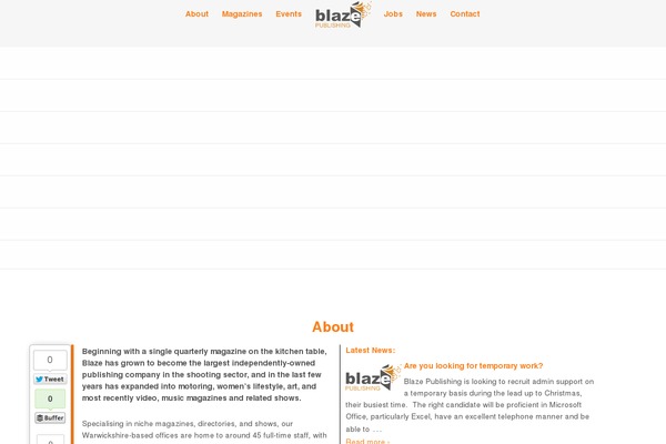 blazepublishing.co.uk site used Blaze
