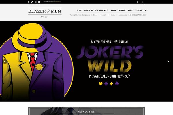 The Retailer theme site design template sample
