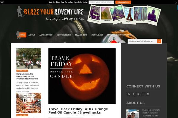 Outdoor theme site design template sample
