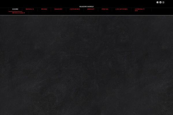 blazingbagels.com site used X-theme