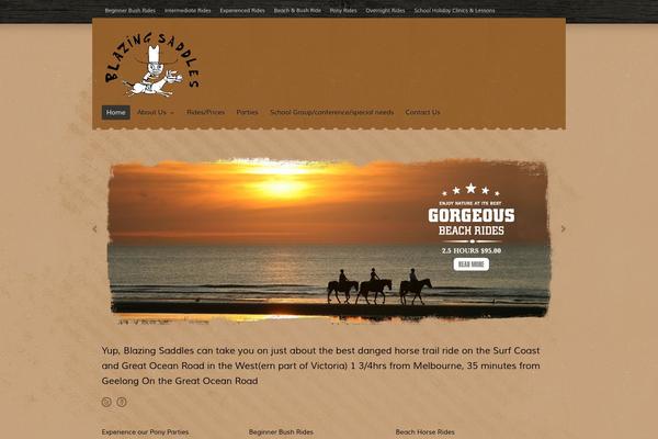 blazingsaddlestrailrides.com site used Poe