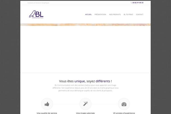 Invicta theme site design template sample