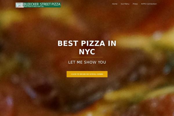 Pinpoint theme site design template sample