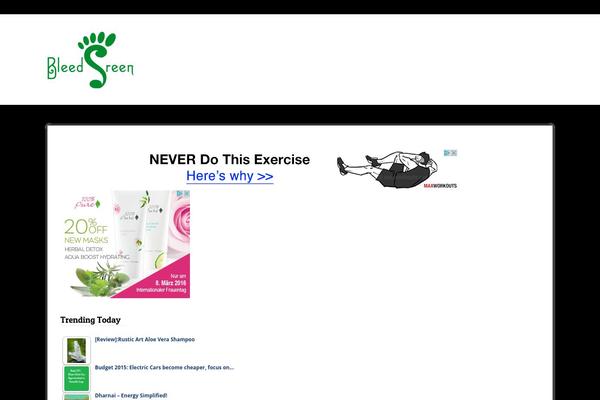 Meganews theme site design template sample