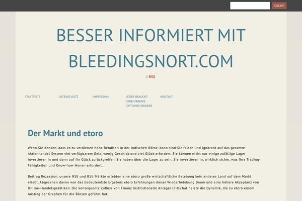 Content theme site design template sample