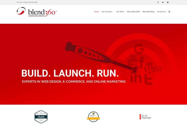 Route theme site design template sample