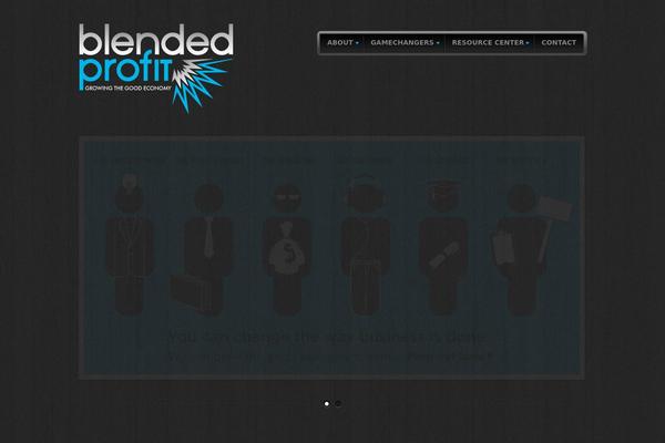 Büro theme site design template sample