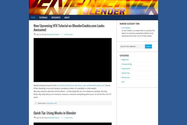 News theme site design template sample