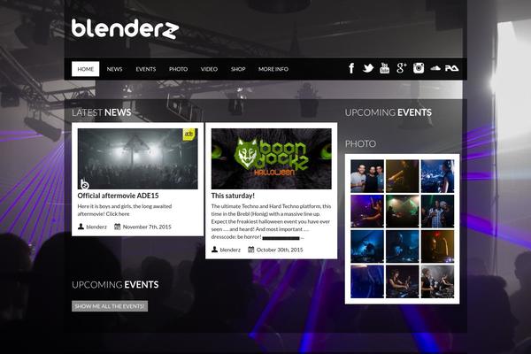 Soundwave theme site design template sample