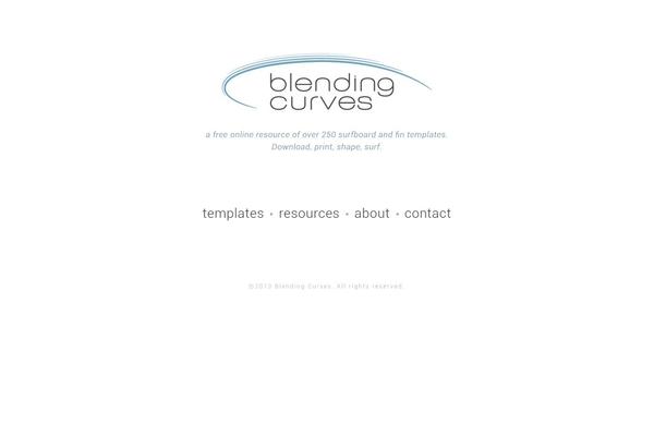 Minimalist theme site design template sample
