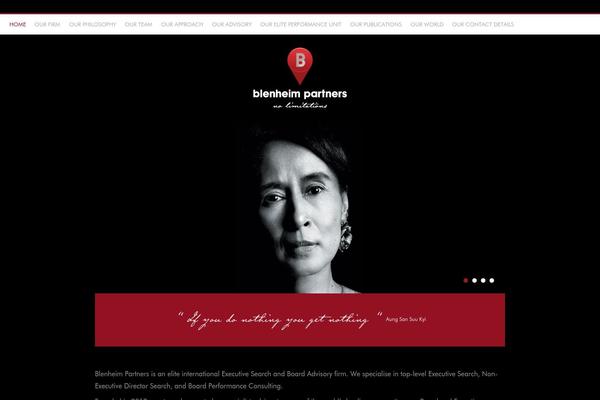 blenheimpartners.com site used Blenheim