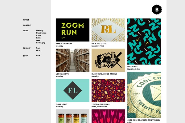 blessdesign.com site used Bless