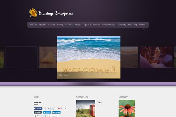 Envisioned theme site design template sample