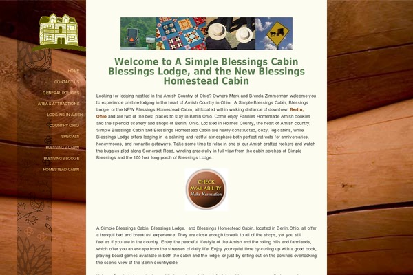 blessingslodge.com site used Myriad