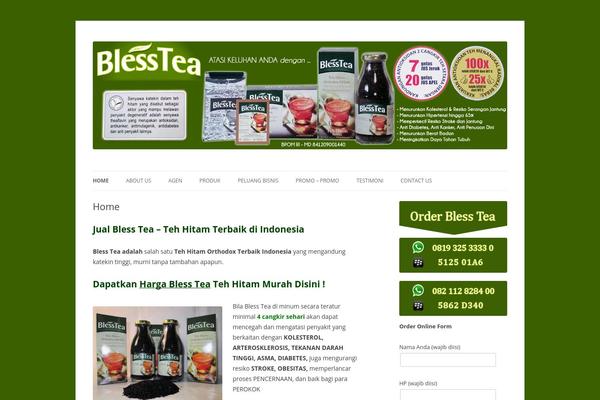 Twenty Twelve theme site design template sample