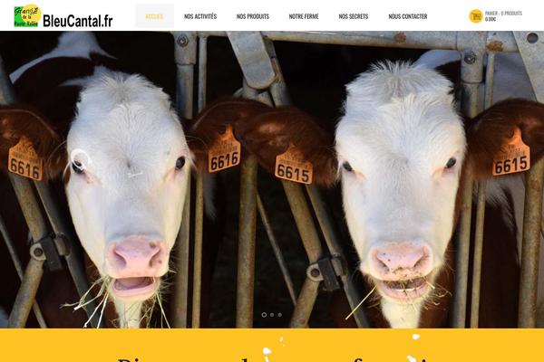 Dairy-farm theme site design template sample
