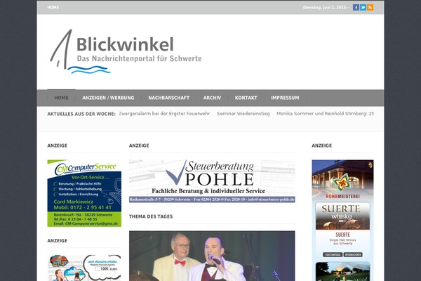 Hotnews theme site design template sample