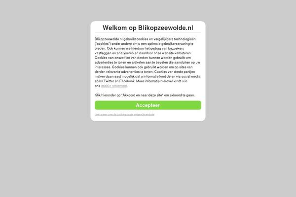 Site using Pronamic Cookies plugin