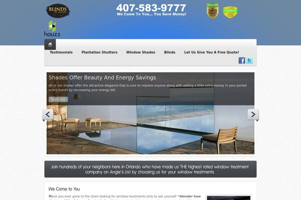 Paradise theme site design template sample