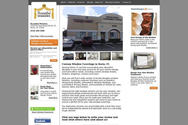 Enterprise theme site design template sample