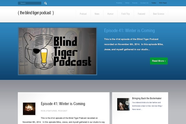 blindtigerpodcast.com site used Kreativ