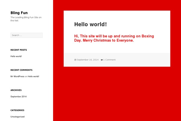 Twenty Fifteen theme site design template sample