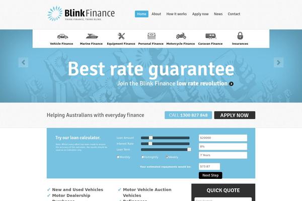 Blink theme site design template sample