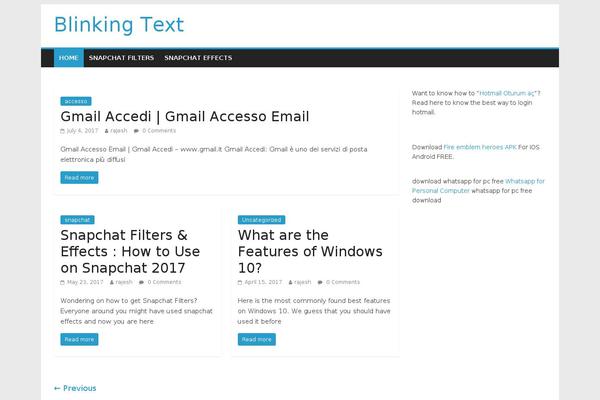 ColorMag theme site design template sample