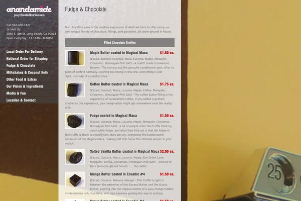 Ristorante theme site design template sample