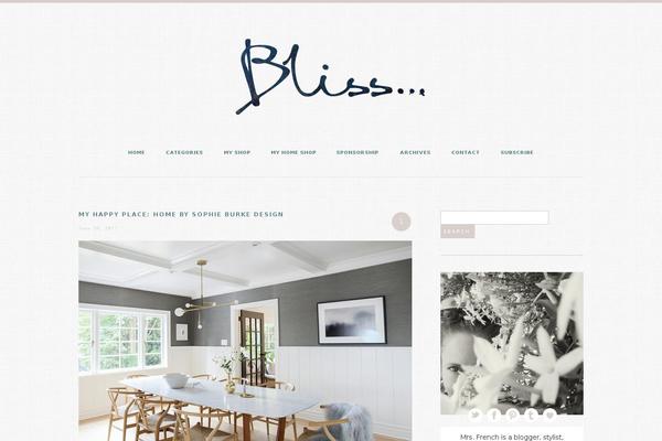 Blossom Mommy Blog theme site design template sample