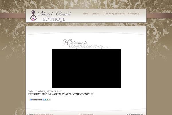 Bliss theme site design template sample