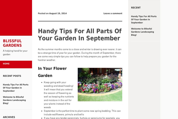 blissfulgardenbeads.com site used Adaption