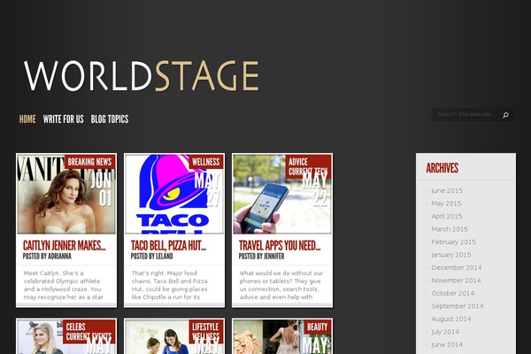 TheStyle theme site design template sample