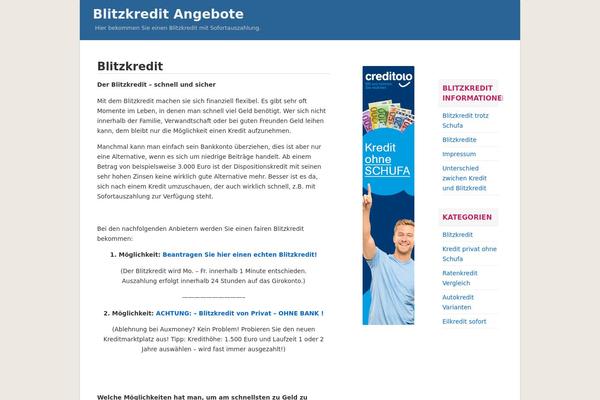 QuickPress theme site design template sample