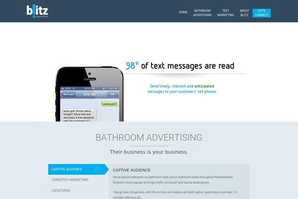 Biznex theme site design template sample