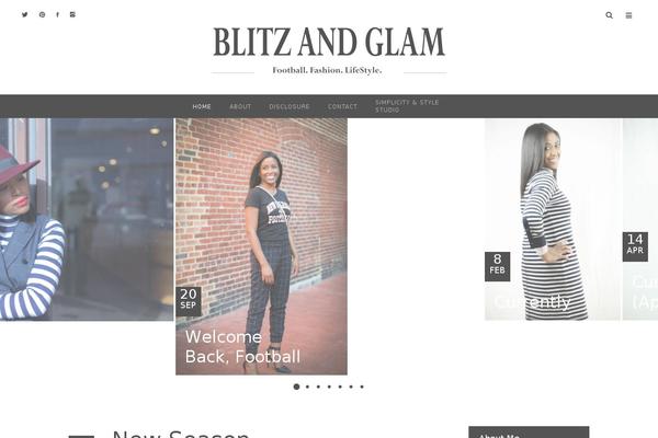 Allure theme site design template sample
