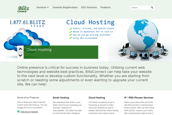 Whitelight theme site design template sample