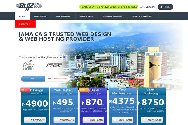 Site using WordPress Carousel Free plugin