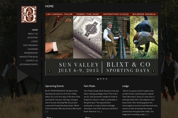 Borderland theme site design template sample