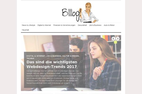 Originmag theme site design template sample