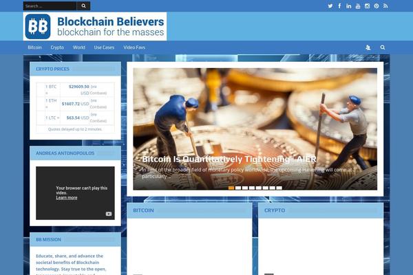 Site using Cryptocurrency Ticker plugin