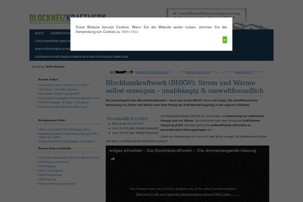 Site using Cookie-warning plugin