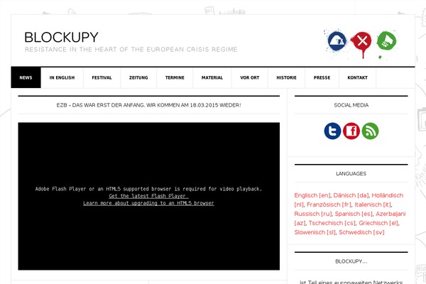 blockupy-frankfurt.org site used Blockupy2015