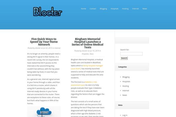 Nimble theme site design template sample