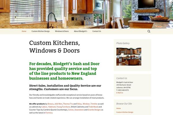 Twenty Thirteen theme site design template sample